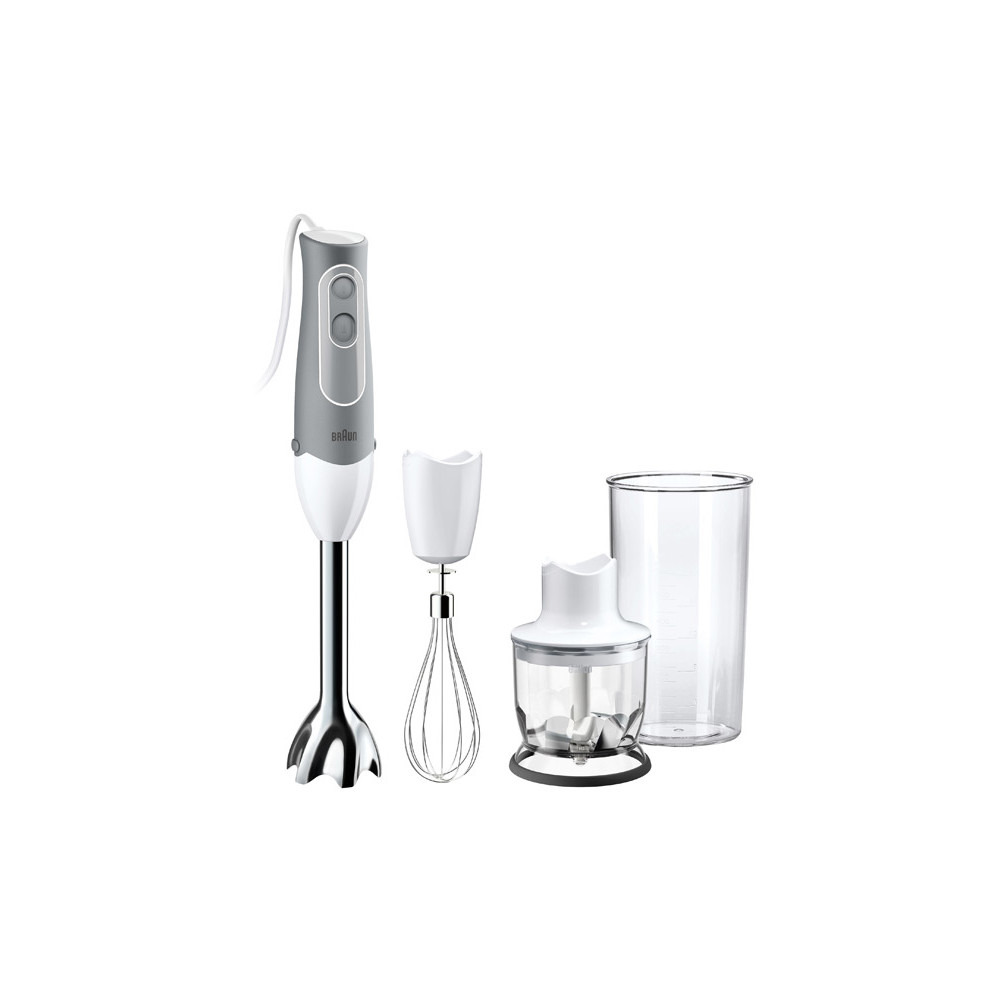 Braun MQ 525 0,6 l Stavmixer 600 W Grå, Vit