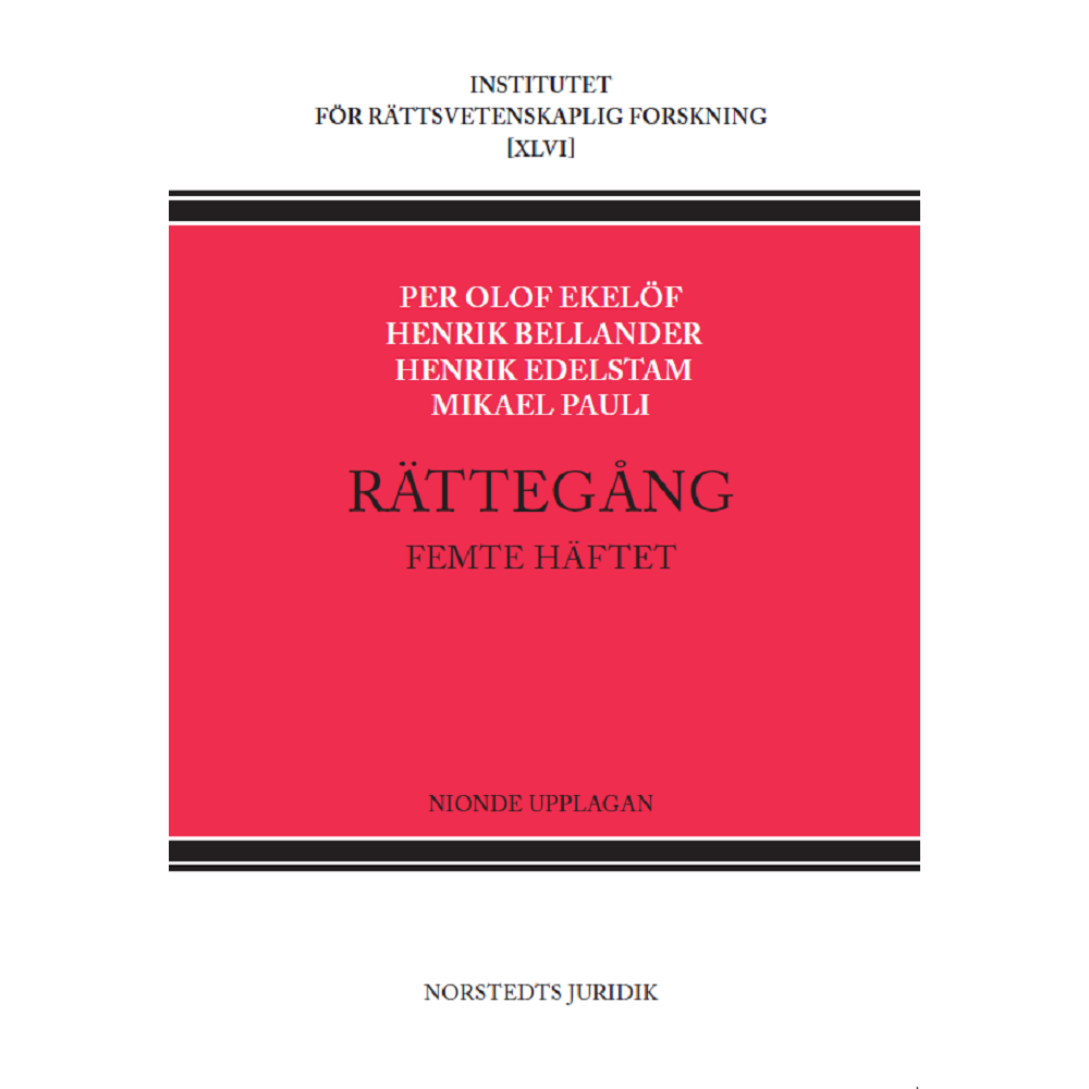 Rättegång. Femte häftet (häftad)