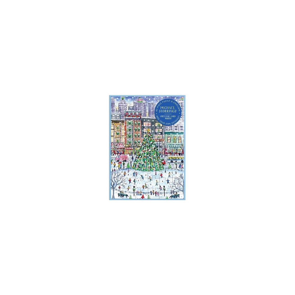 Michael Storrings Christmas in the City Greeting Card Puzzle (bok, english) Galison