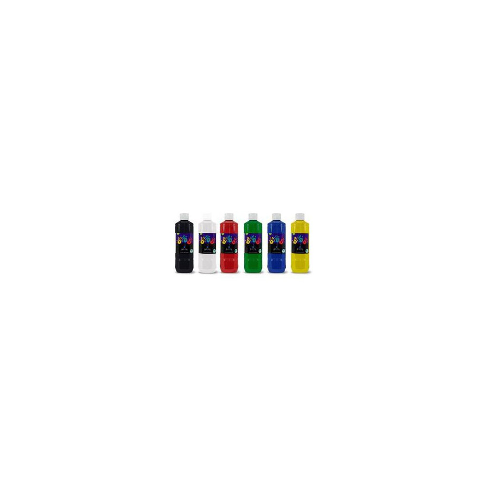 Fingerfärg Svanenmärkt 6st x 500ml [Sweden Customer Branded Products]