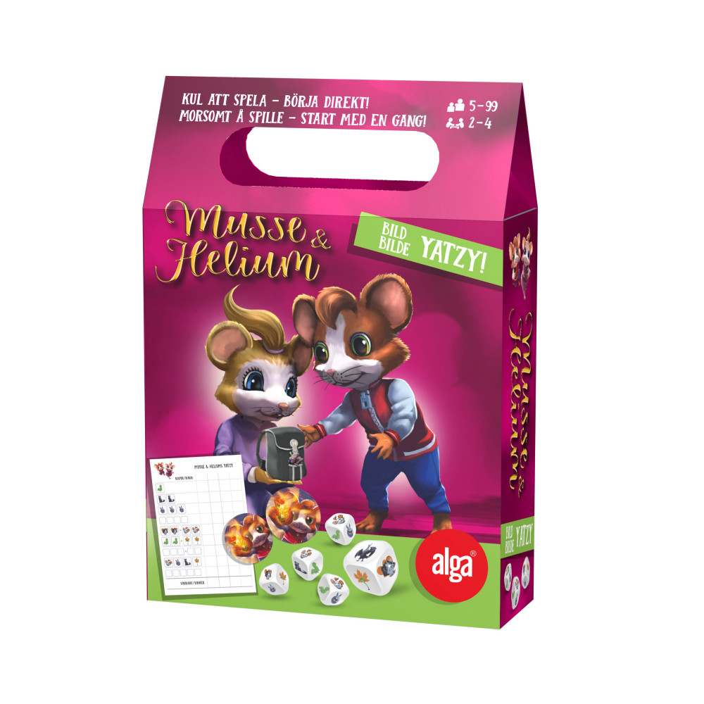 Småspel Musse & Helium Rassel Yatzy Alga