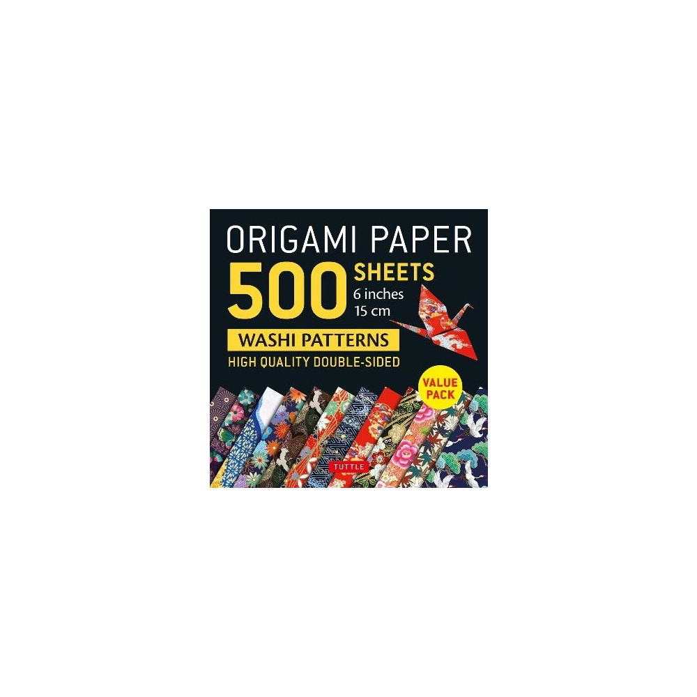 Origami Paper 500 sheets Japanese Washi Patterns 6" (15 cm) (bok, eng)