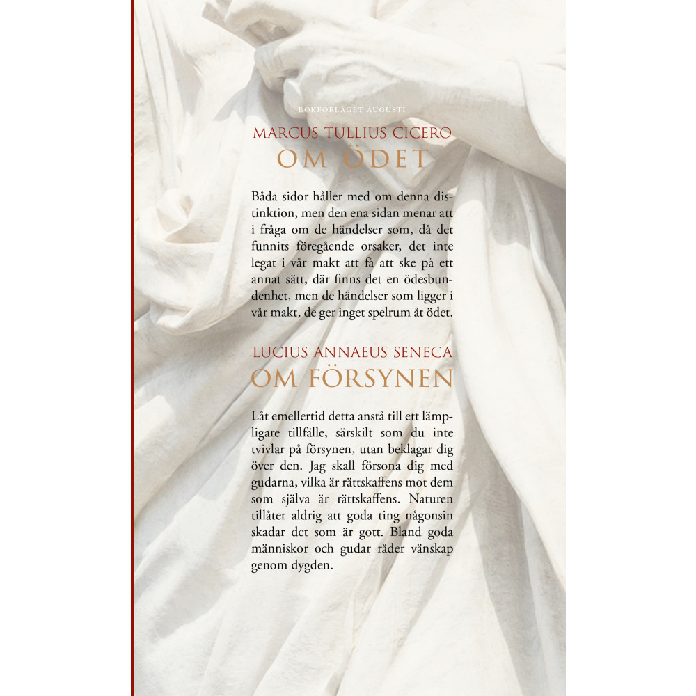 Om ödet & Om försynen (inbunden) Marcus Tullius Cicero