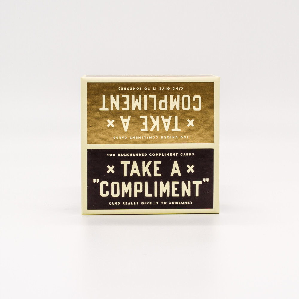 Take a Compliment Card Set Galison Brass Monkey