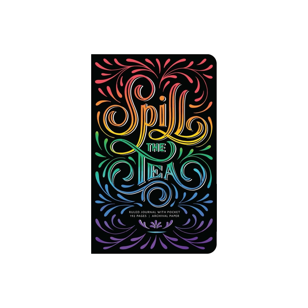 Spill the Tea Hardcover Ruled Journal (inbunden, english) I Insight Editions