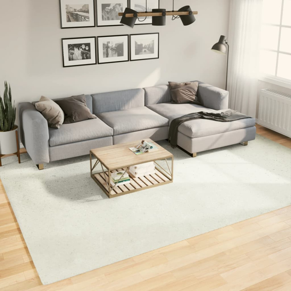 Matta OVIEDO kort lugg gräddvit 240x340 cm
