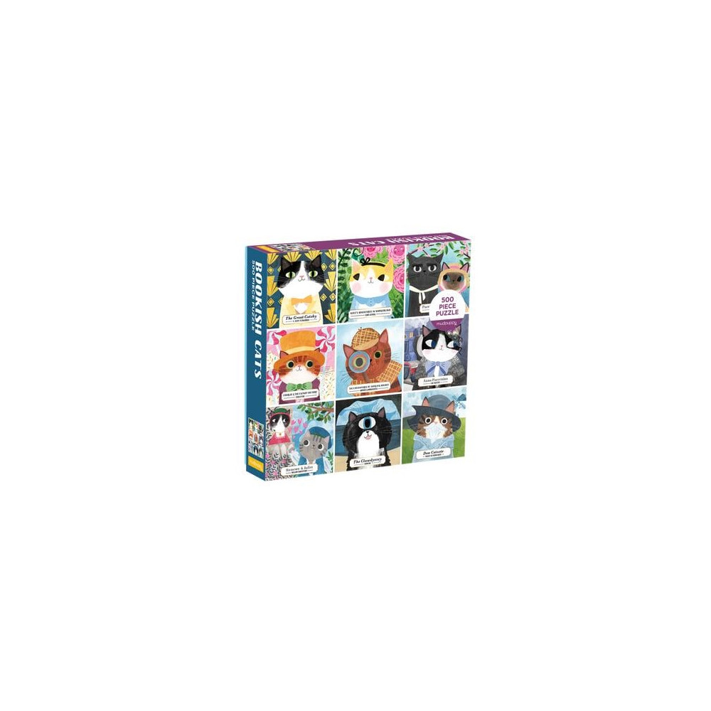 Bookish Cats 500 Piece Family Puzzle MacMillan Ltd NON Books
