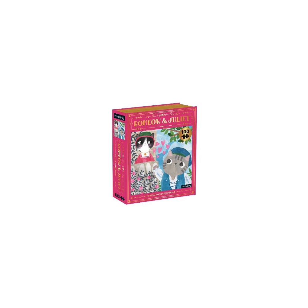 Romeow & Juliet Bookish Cats 100 Piece Puzzle (bok, english) Mudpuppy
