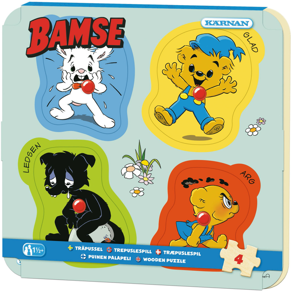 Knoppussel Bamse 4 bitar Kärnan