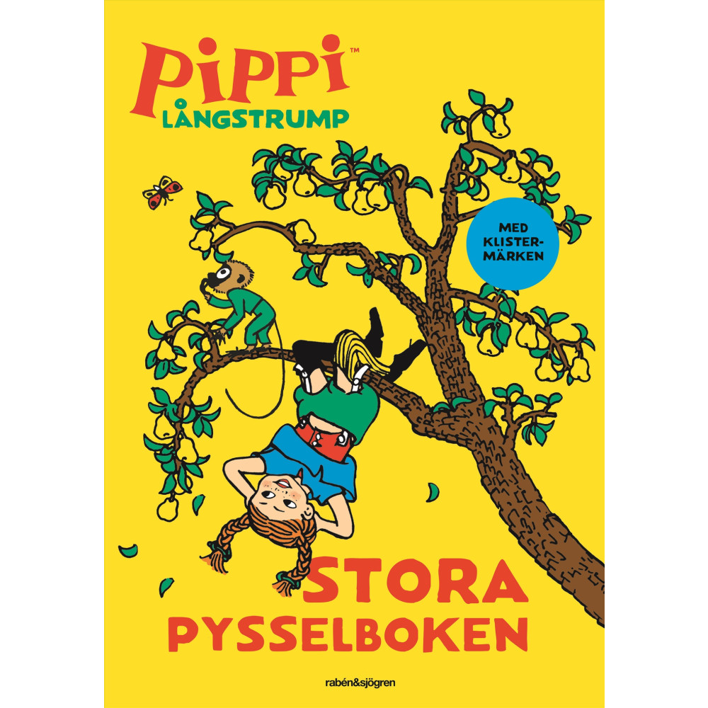 Pippi Långstrump stora pysselboken : med klistermärken (häftad) - Astrid Lindgren