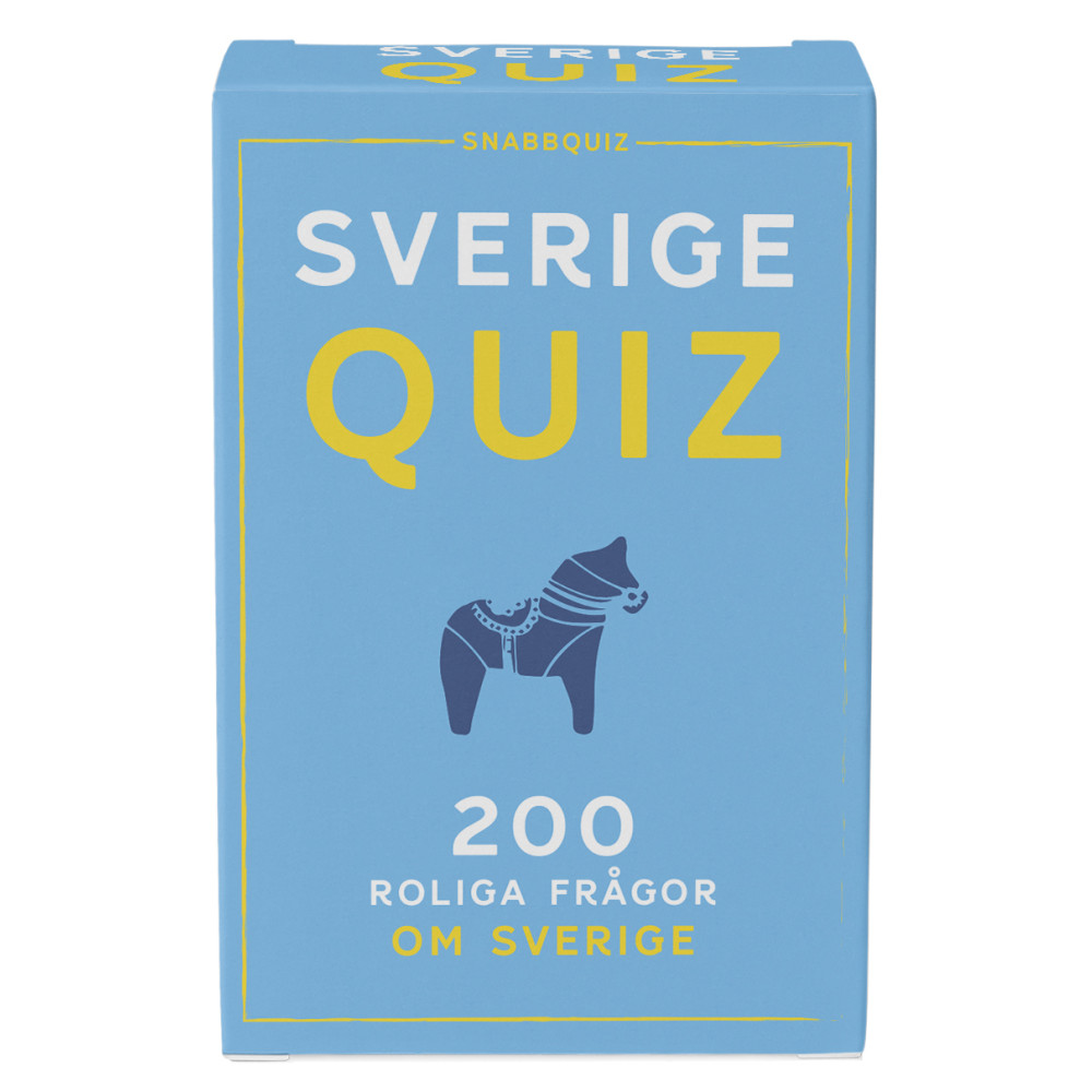 Sverigequiz : SnabbQuiz (bok) Nicotext