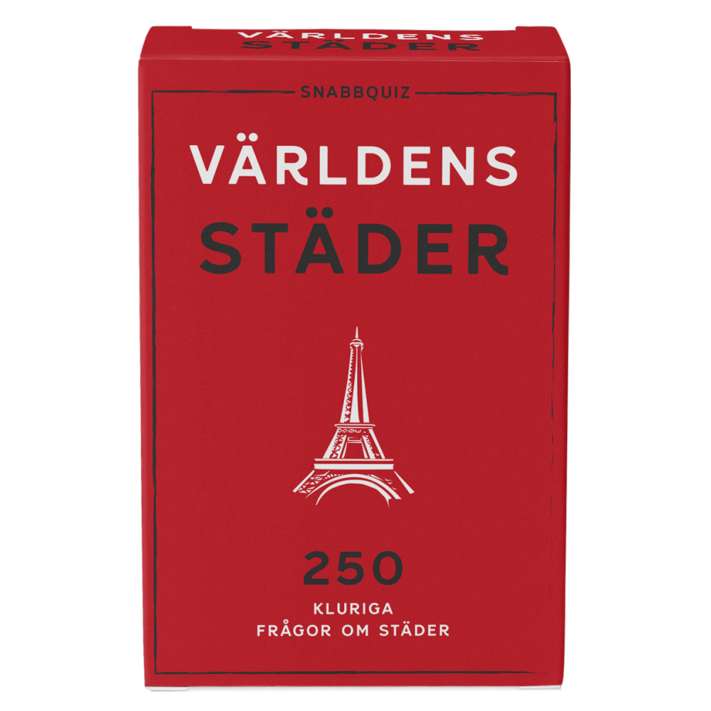Världens städer : SnabbQuiz (bok) Nicotext