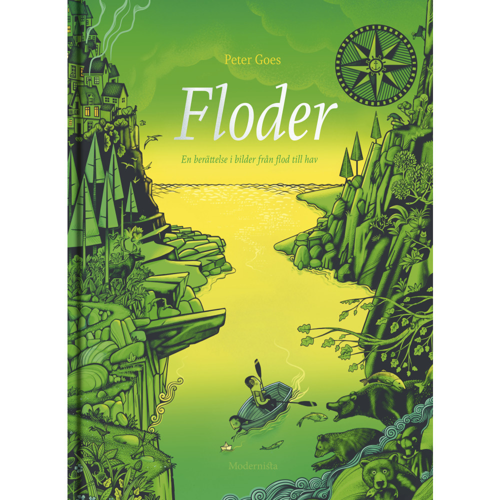 Floder : en berättelse i bilder från flod till hav (bok, kartonnage) Peter Goes