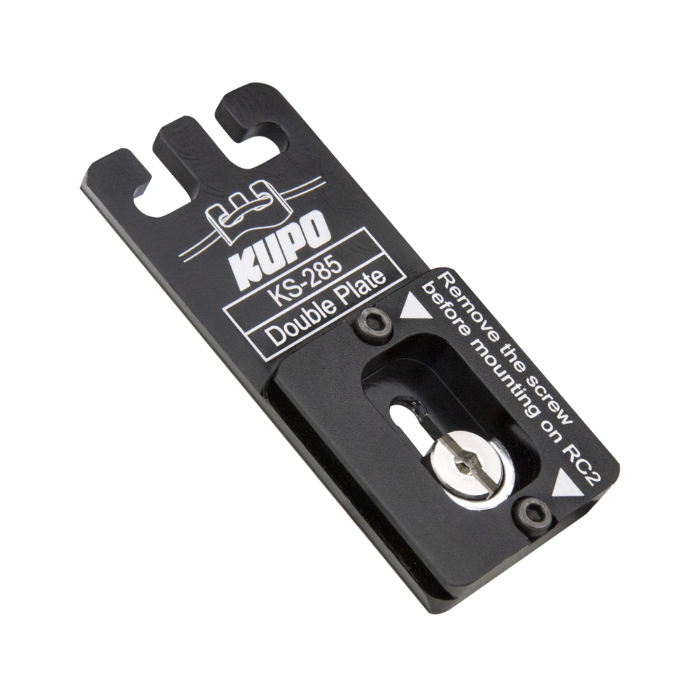 Kupo KS-285 Double Plate( Quick Release Plate For Arca-Swiss & Rc2 )