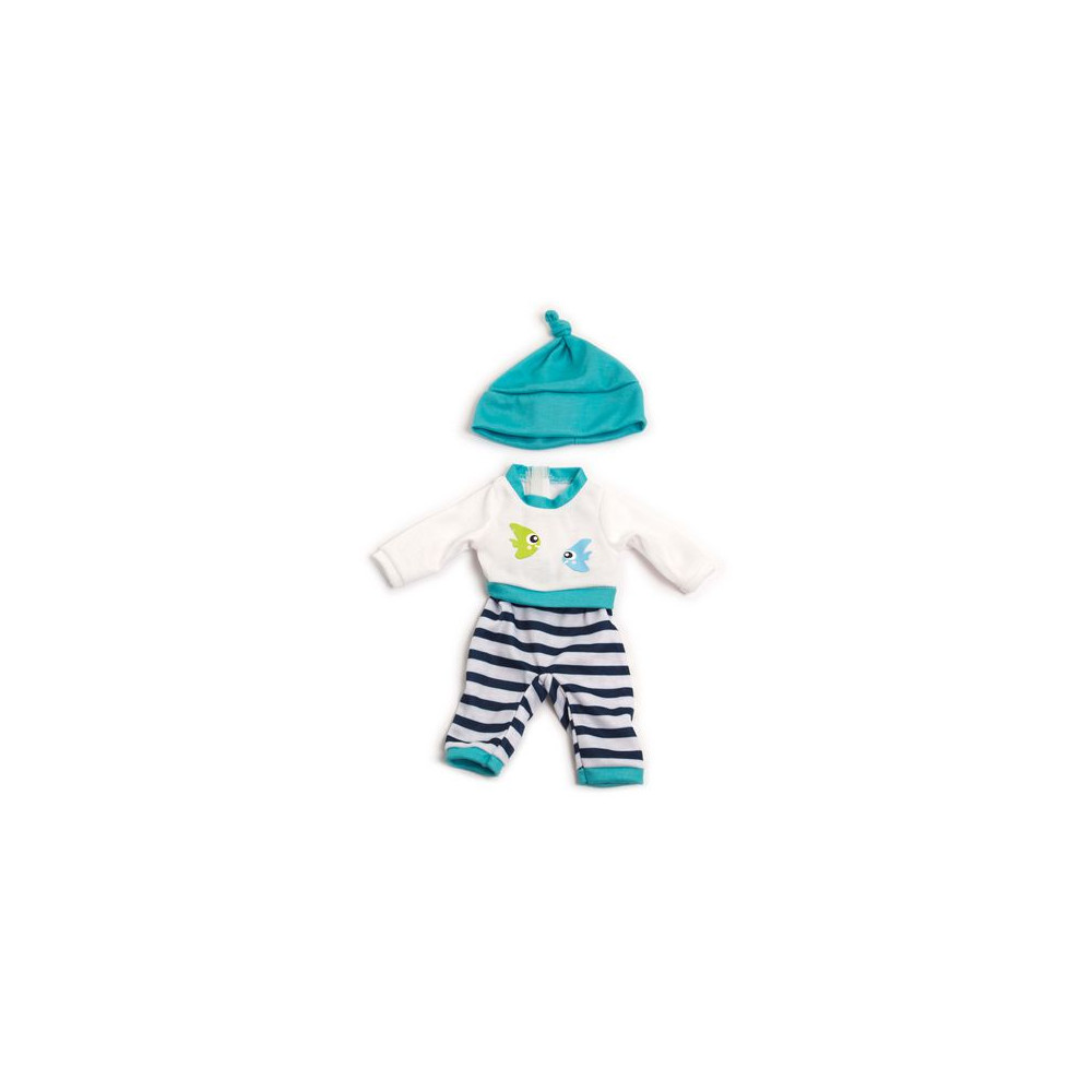 Dockkläder pyjamas 32cm 2 delar Miniland