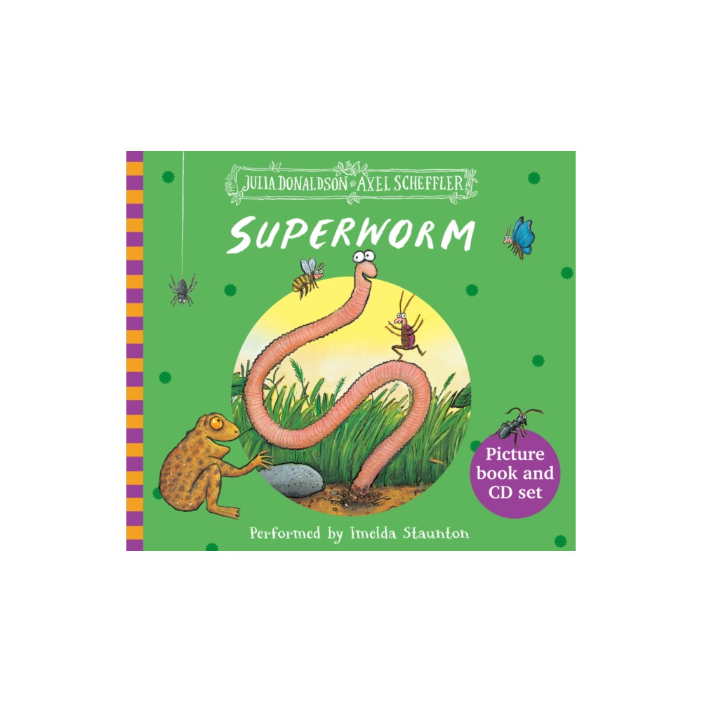 Superworm Book & CD (häftad, english) Scholastic