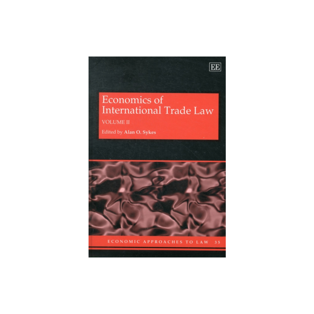 Edward Elgar Publishing Ltd Economics of International Trade Law (inbunden, eng)