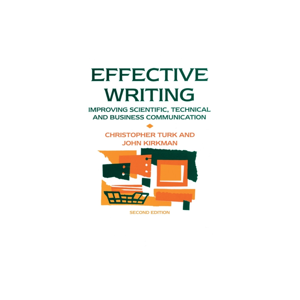 Effective Writing (häftad, english) Taylor & francis ltd