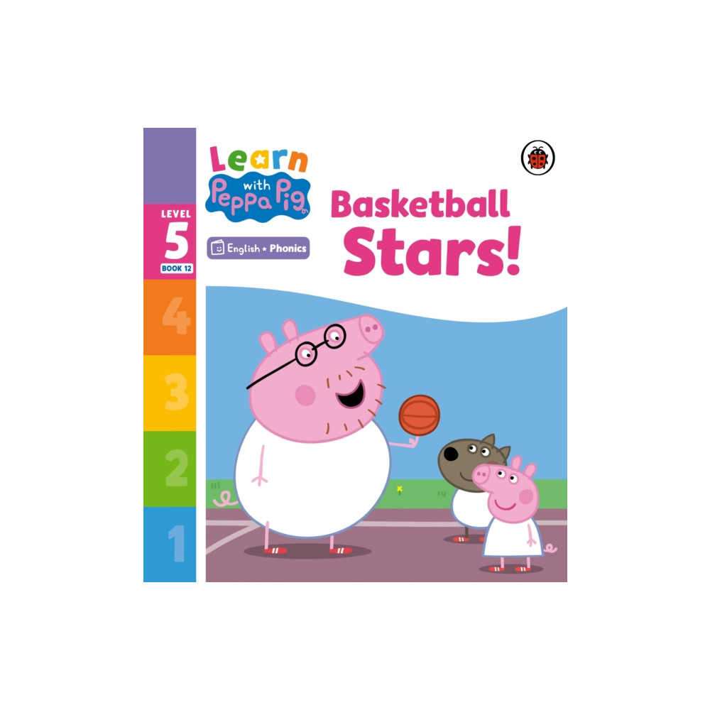Learn with Peppa Phonics Level 5 Book 12 – Basketball Stars! (Phonics Reader) (häftad, english) Penguin Random House Children's UK