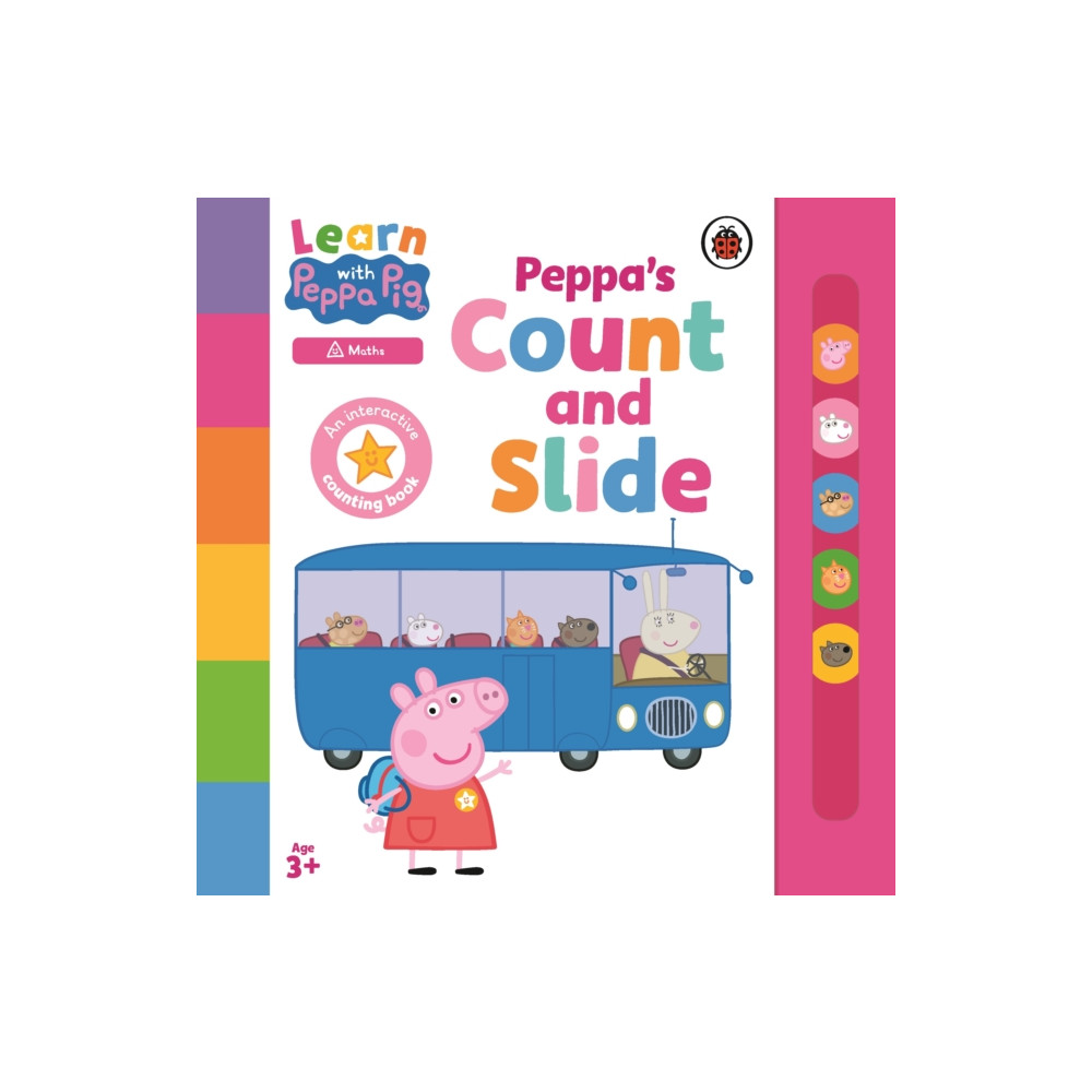 Penguin Random House Children's UK Learn with Peppa: Peppa's Count and Slide (bok, board book, eng)