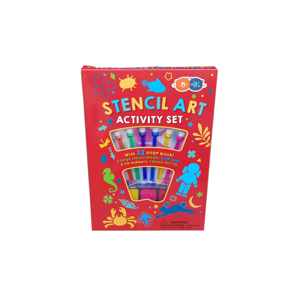 Buddy & Barney Stencil Art Activity Set (inbunden, eng)