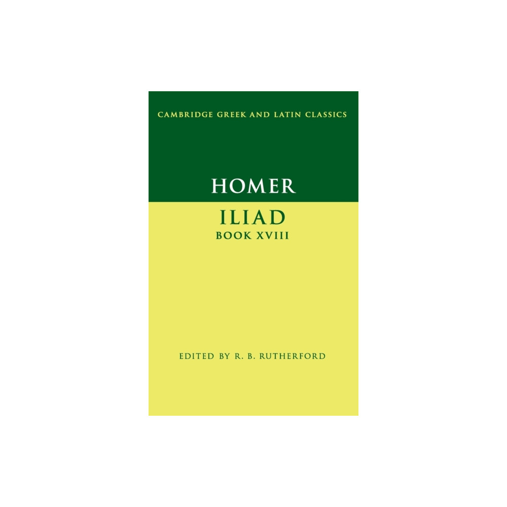 Homer: Iliad Book XVIII (häftad, english) Cambridge University Press