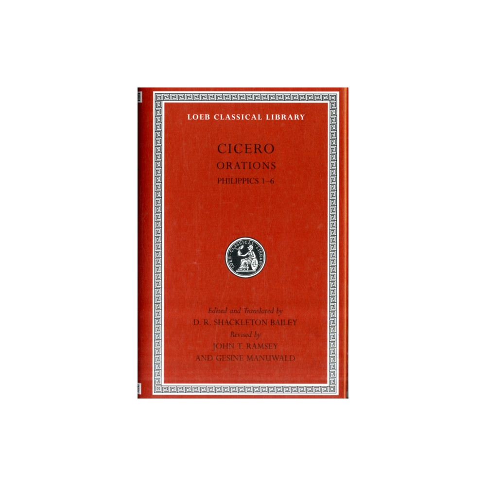Philippics 1–6 (inbunden, english) Harvard university press