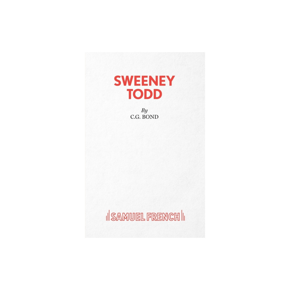 Sweeney Todd (häftad, english) Samuel French Ltd