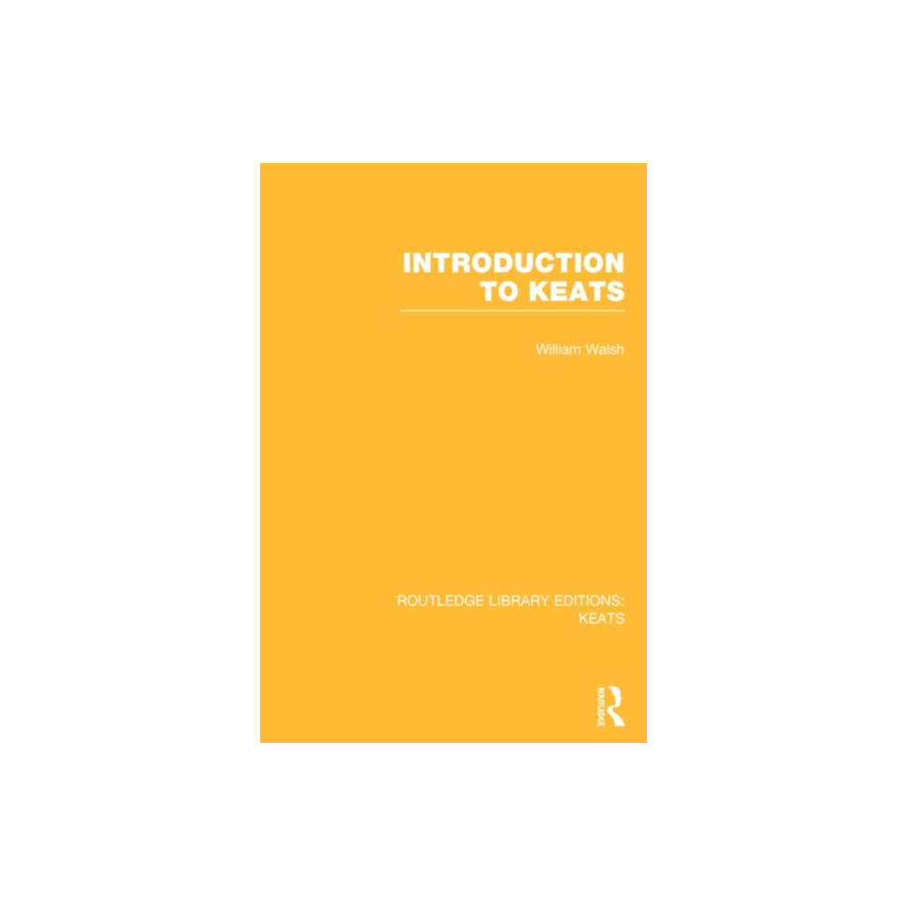 Introduction to Keats (inbunden, english) Taylor & francis ltd