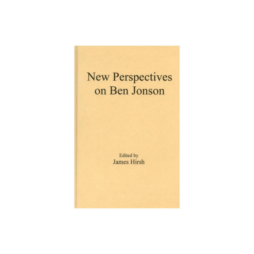 Fairleigh dickinson university press New Perspectives on Ben Jonson (inbunden, eng)