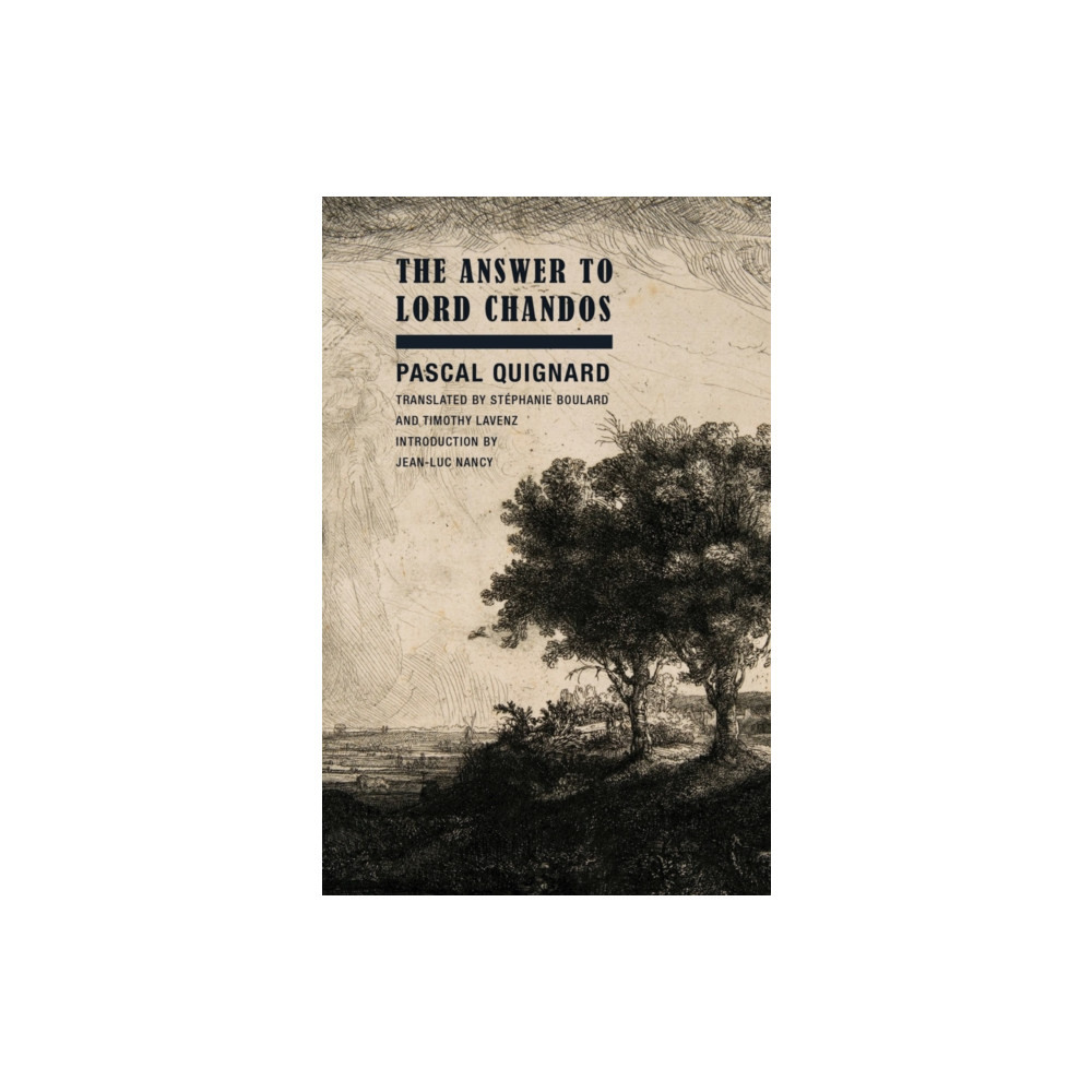 The Answer to Lord Chandos (häftad, english) Wakefield Press