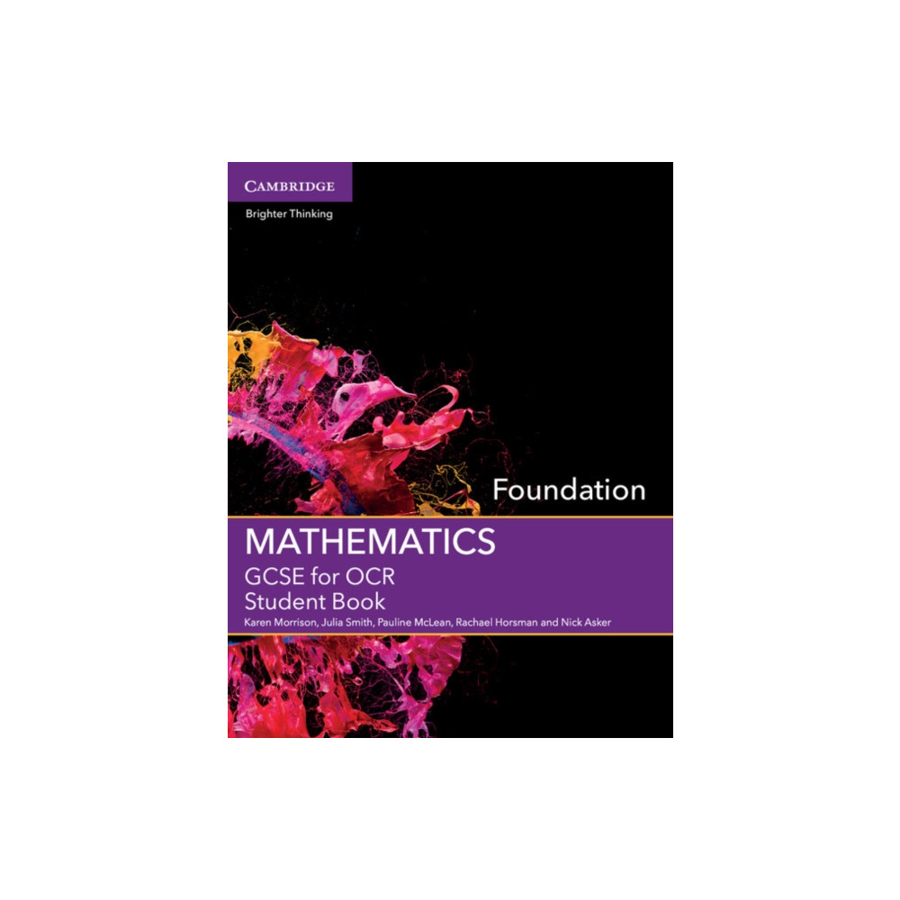 GCSE Mathematics for OCR Foundation Student Book (häftad, english) Cambridge University Press