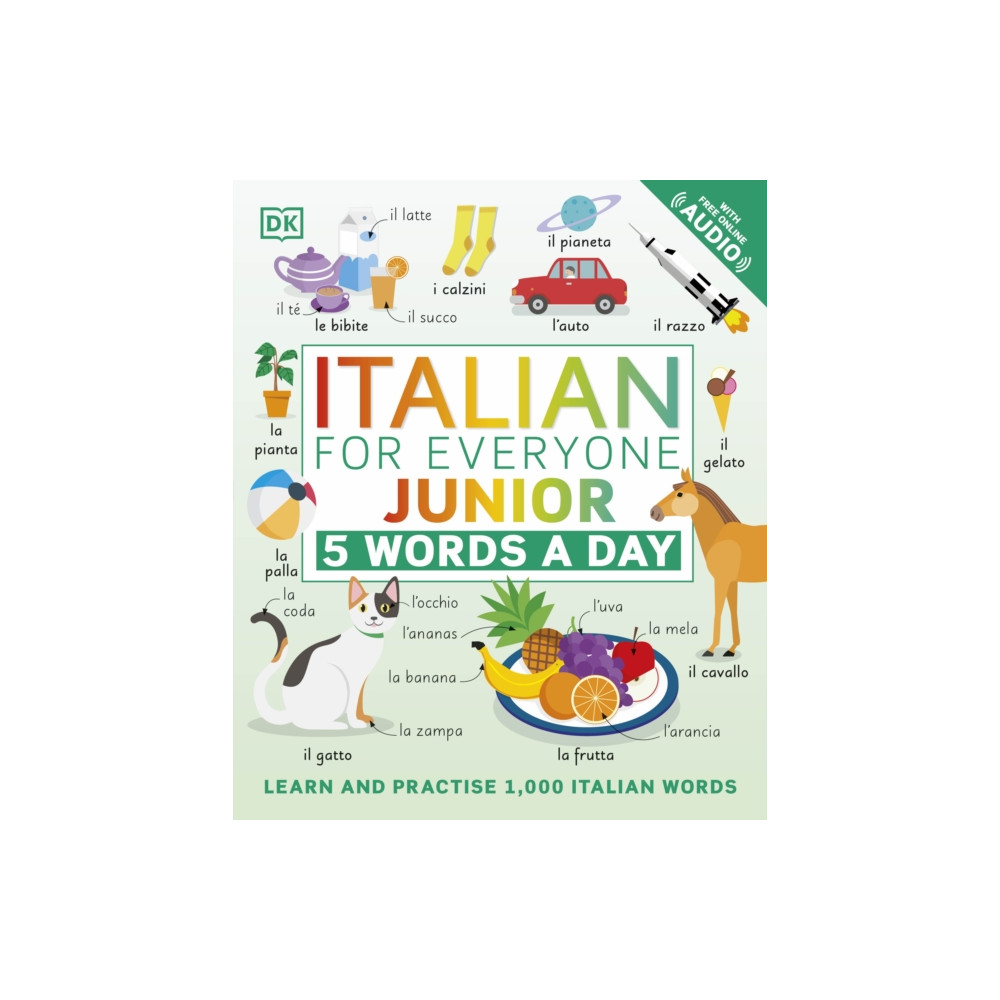 Italian for Everyone Junior 5 Words a Day (häftad, english) Dorling Kindersley Ltd