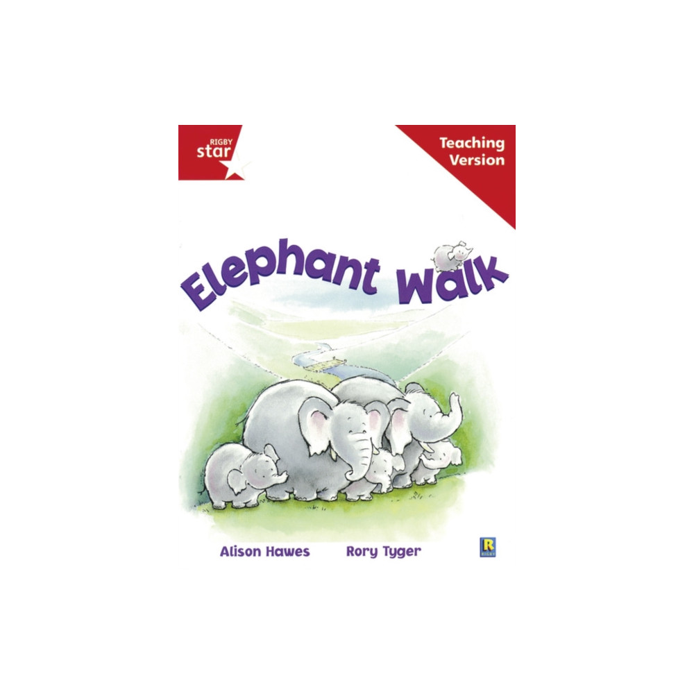 Pearson Education Limited Rigby Star Guided Reading Red Level: Elephant Walk Teaching Version (häftad, eng)