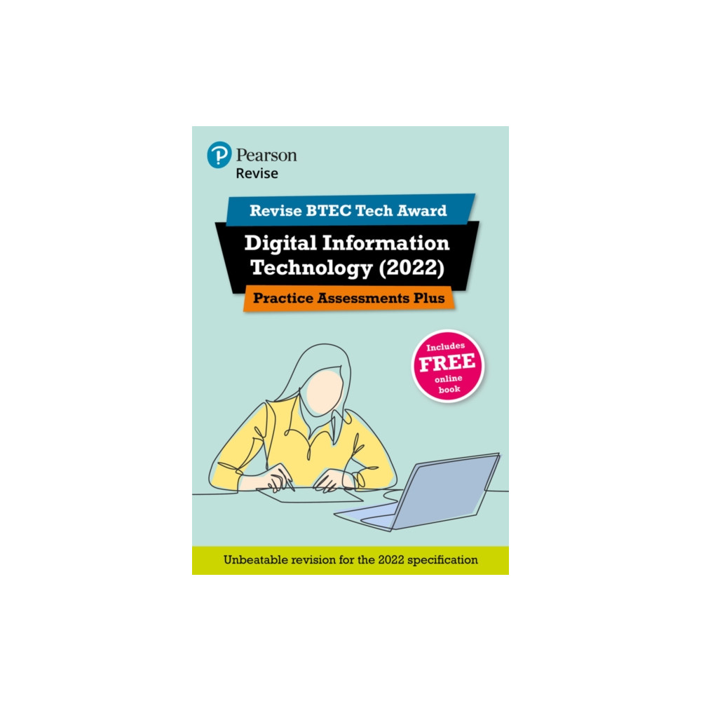 Pearson REVISE BTEC 2022 Tech Award Digital Information Technology Practice Assessments Plus - for 2026, 2027 exams (häf...