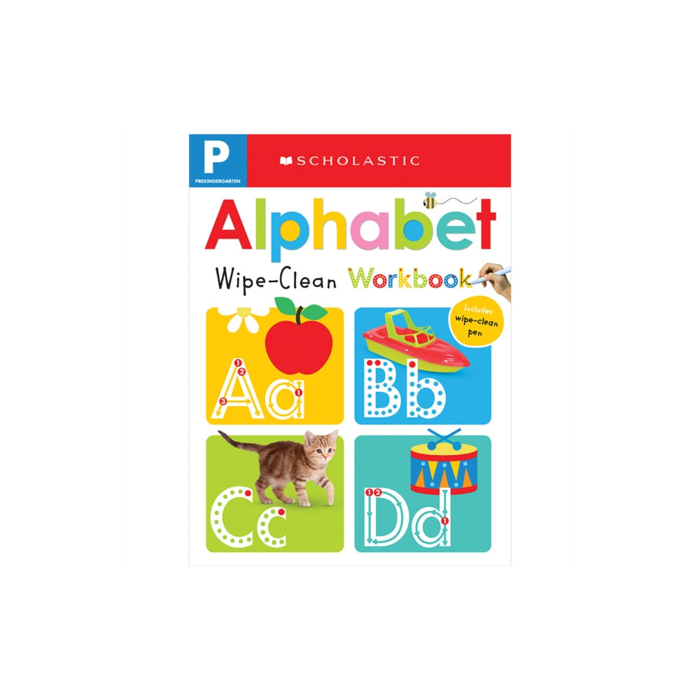 Pre-K Alphabet Wipe-Clean Workbook: Scholastic Early Learners (Wipe-Clean) (bok, board book, english) Scholastic Inc.