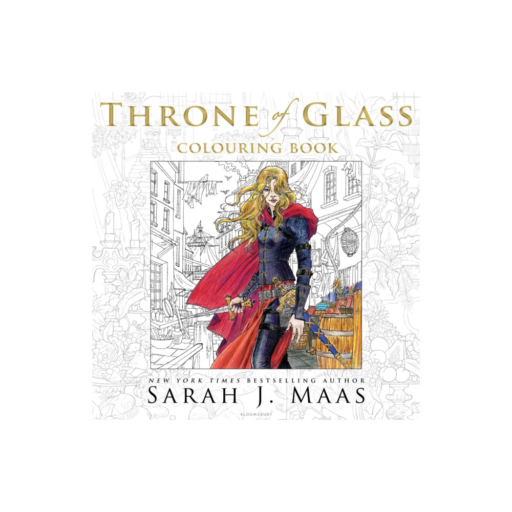 The Throne of Glass Colouring Book (häftad, english) Bloomsbury Publishing PLC