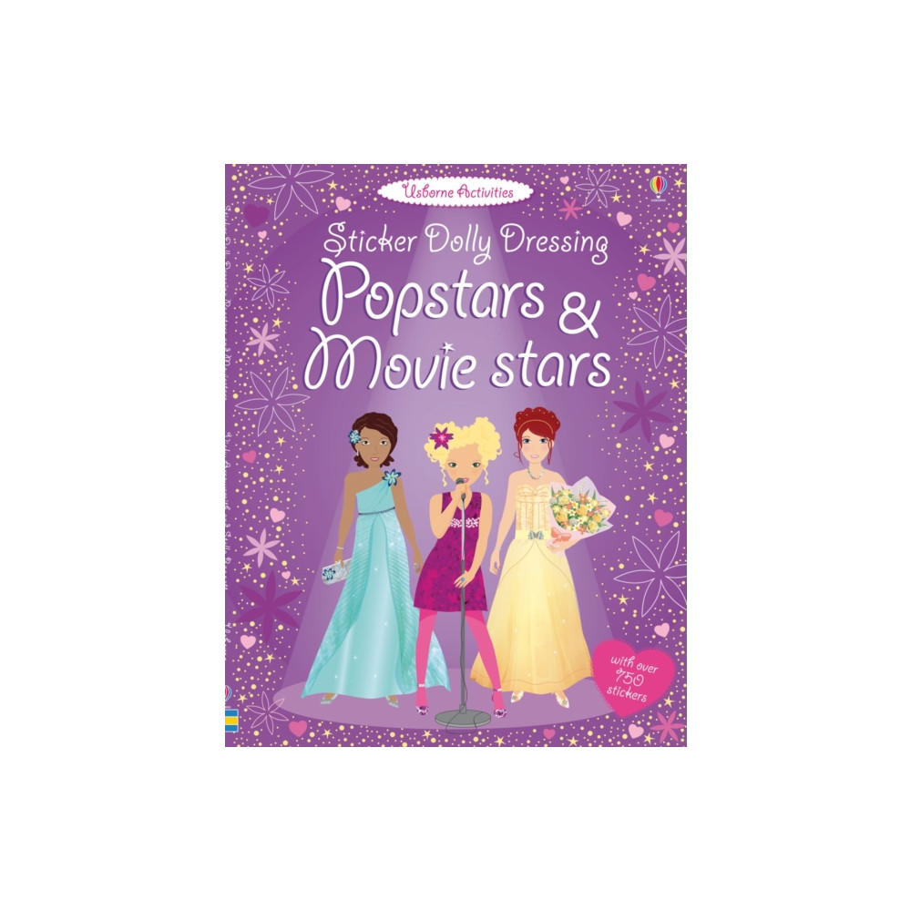 Sticker Dolly Dressing Popstars & Movie Stars (häftad, english) Usborne Publishing Ltd