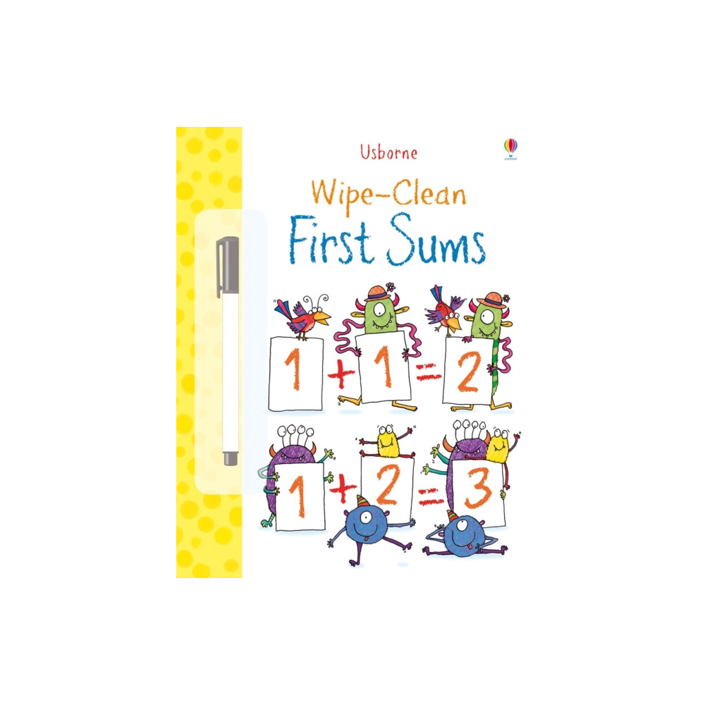 Wipe-Clean First Sums (häftad, english) Usborne Publishing Ltd