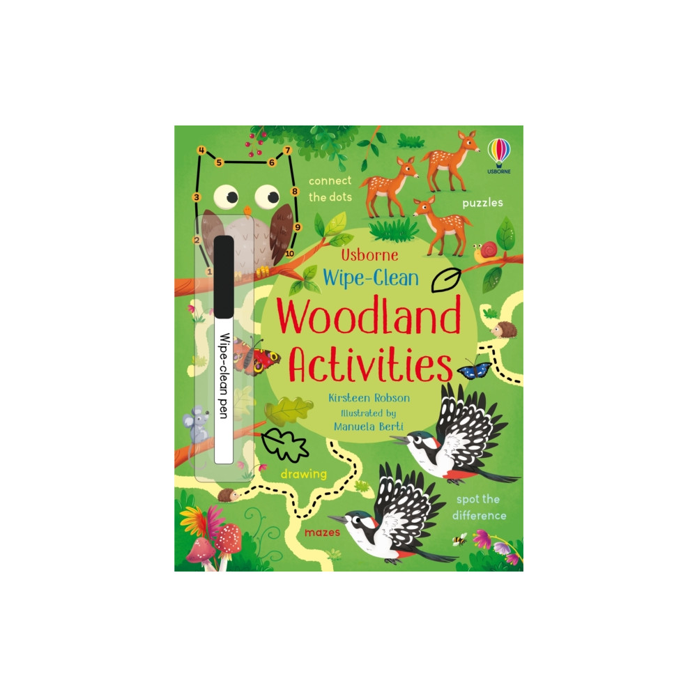 Wipe-Clean Woodland Activities (häftad, english) Usborne Publishing Ltd
