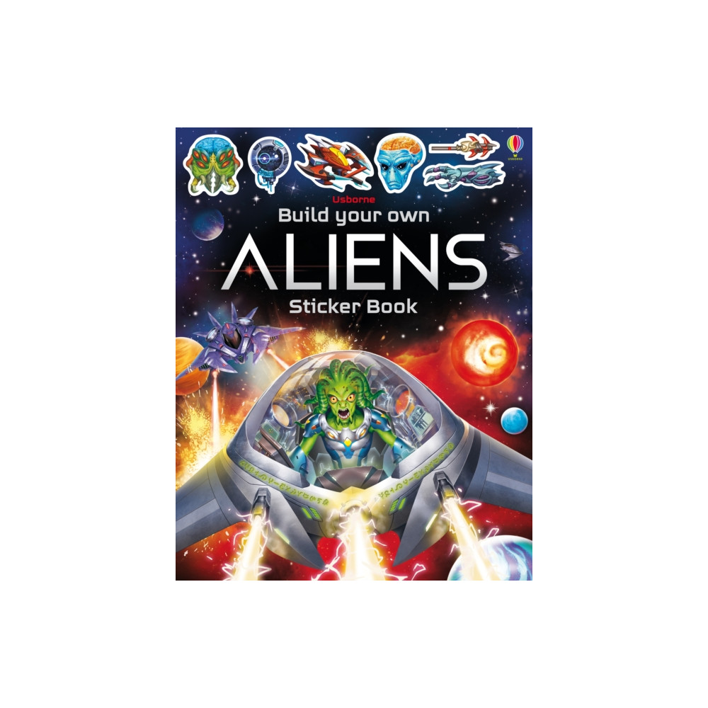 Build Your Own Aliens Sticker Book (häftad, english) Usborne Publishing Ltd
