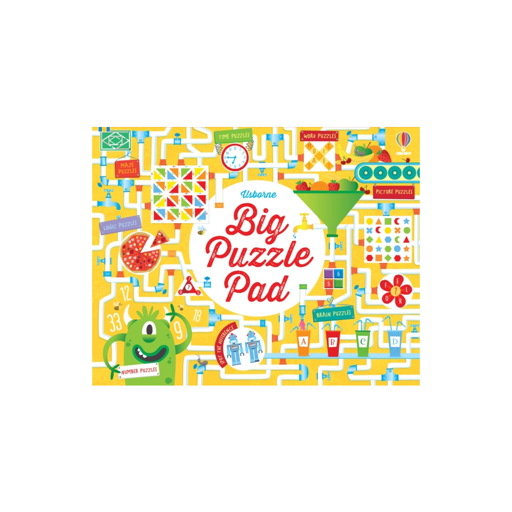Big Puzzle Pad (häftad, english) Usborne Publishing Ltd