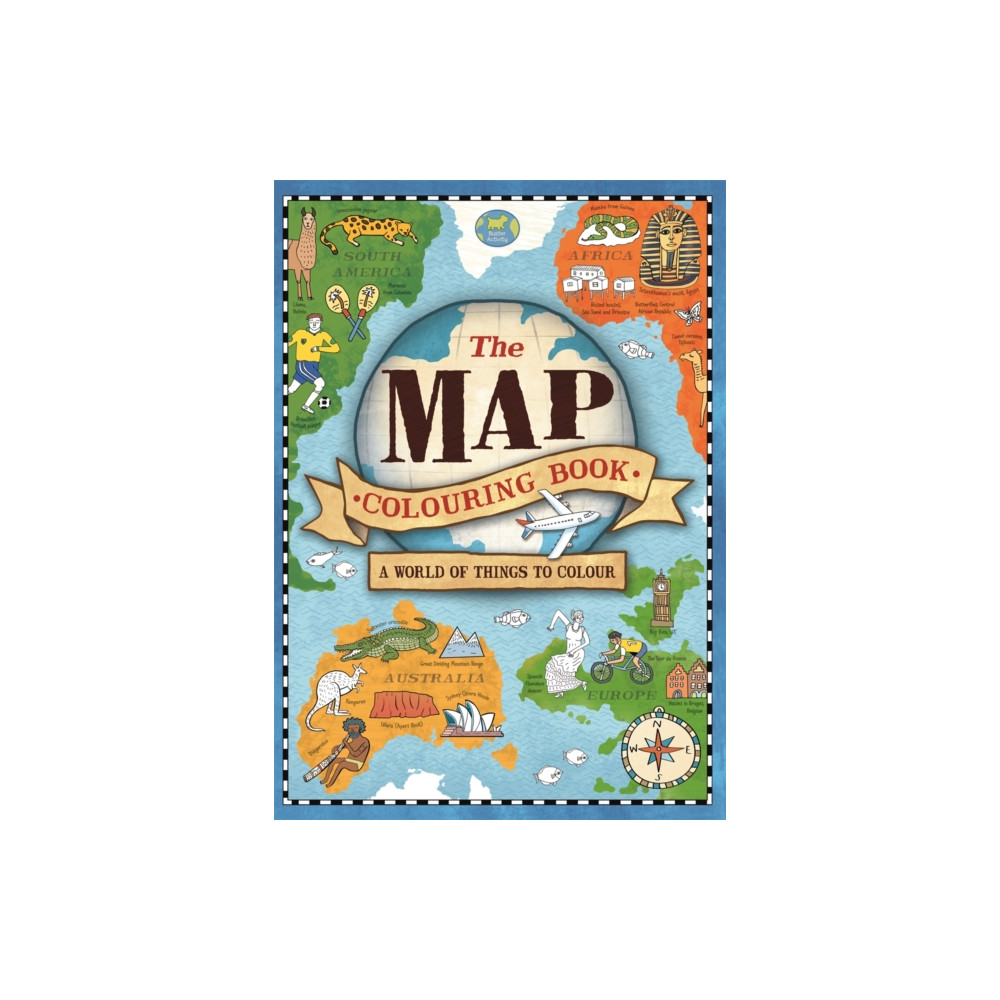 The Map Colouring Book (häftad, english) Michael O'Mara Books Ltd