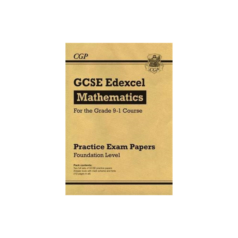 GCSE Maths Edexcel Practice Papers: Foundation (häftad, english) Coordination Group Publications Ltd (CGP)