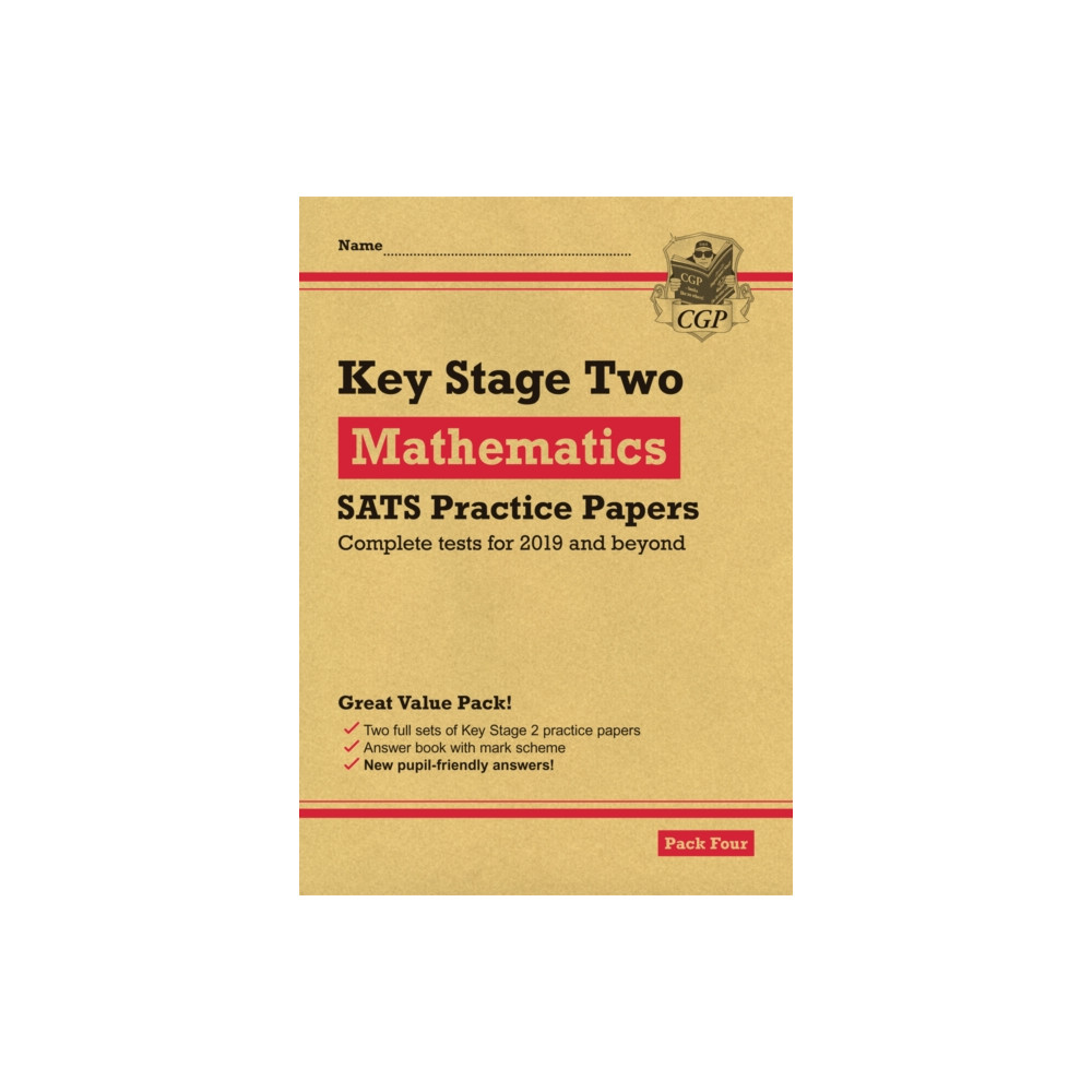 KS2 Maths SATS Practice Papers: Pack 4 - for the 2025 tests (with free Online Extras) (häftad, english) Coordination Group Publications Ltd (CGP)
