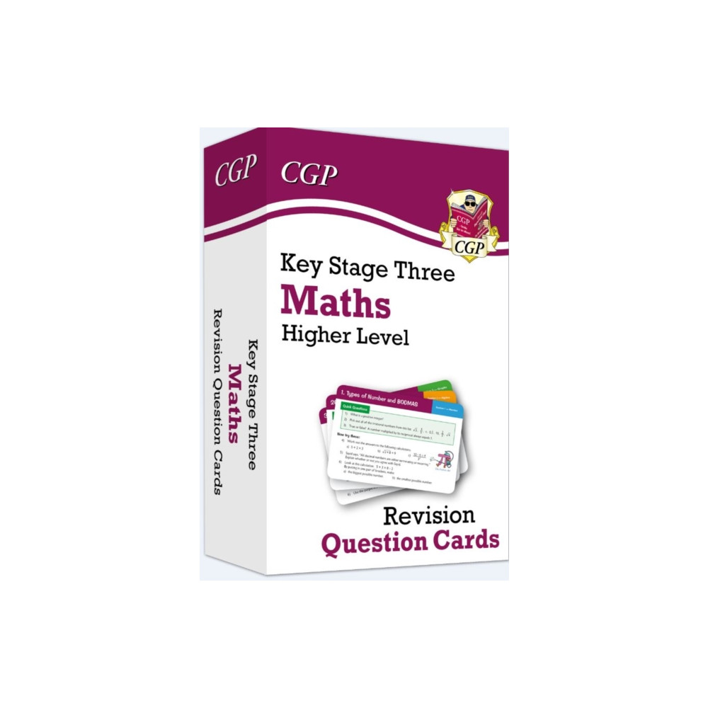 KS3 Maths Revision Question Cards - Higher (inbunden, english) Coordination Group Publications Ltd (CGP)
