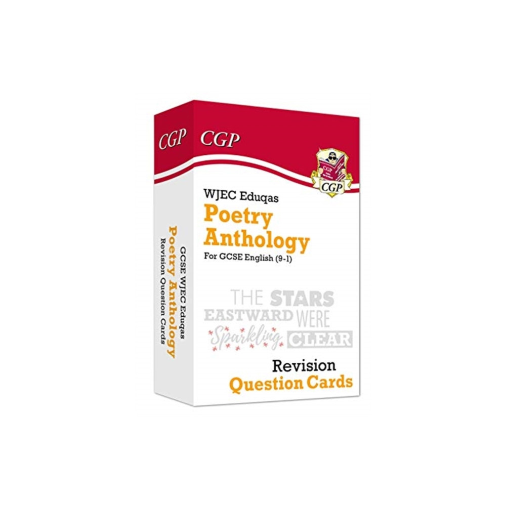 GCSE English: WJEC Eduqas Poetry Anthology - Revision Question Cards (inbunden, english) Coordination Group Publications Ltd (CGP)
