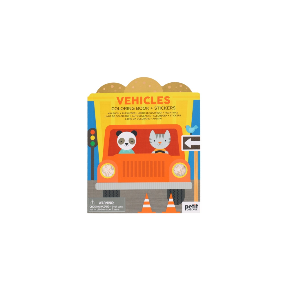 Vehicles Coloring Book + Stickers (häftad, english) Chronicle Books