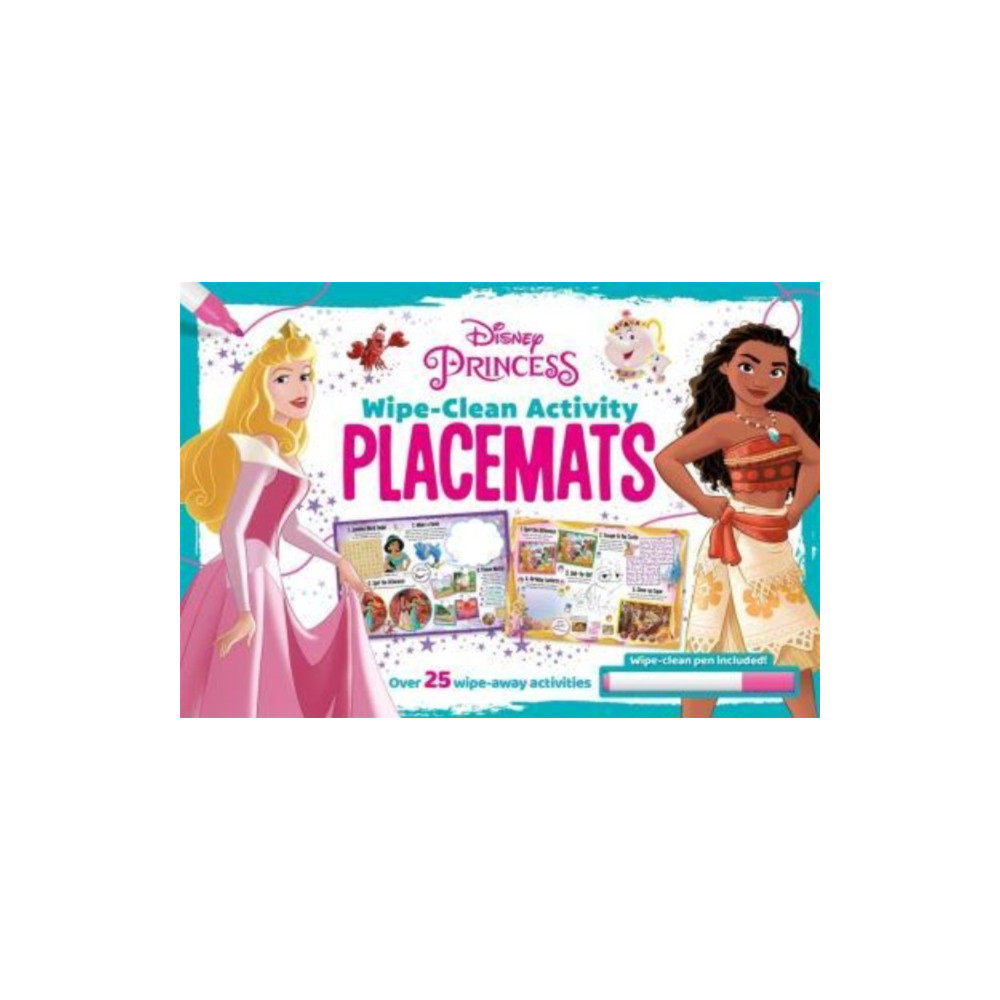 Disney Princess: Wipe-clean Activity Placemats (häftad, english) Bonnier Books Ltd