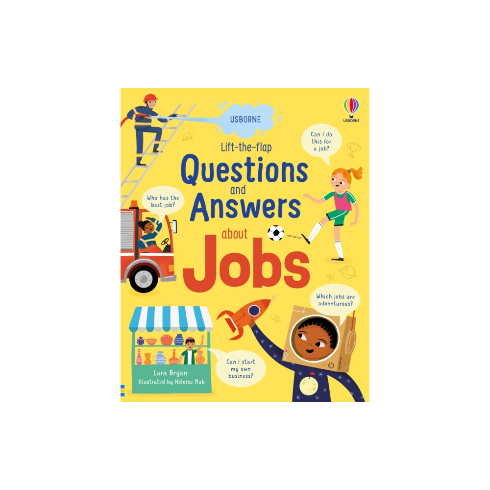 Usborne Publishing Ltd Lift-the-flap Questions and Answers about Jobs (bok, board book, eng)